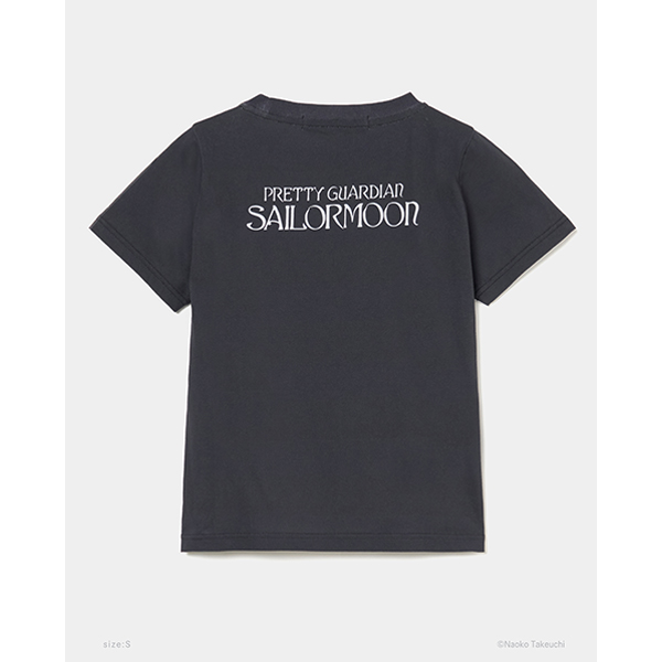 �y���ʌ���\��zSailor Moon silhouette bijou T-shirt (S size)