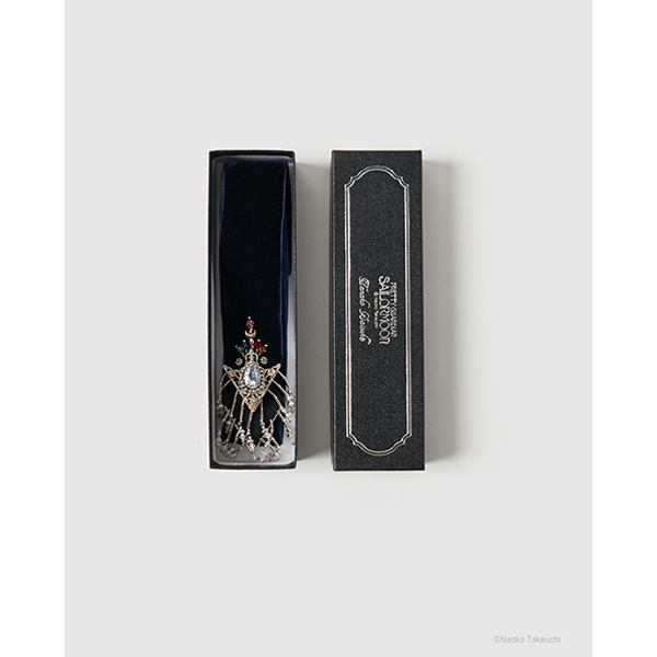 5 Sailor Guardians crystal silver tip velvet long ribbon