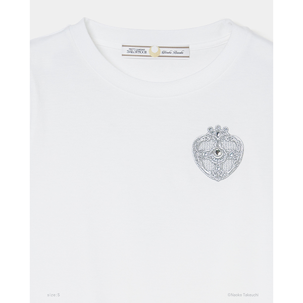 Cosmic Heart Compact T-shirt (White / S size)