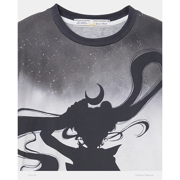 Sailor Moon silhouette T-shirt (L size)