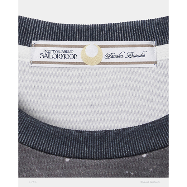 �y���ʌ���\��zSailor Moon silhouette bijou T-shirt (S size)
