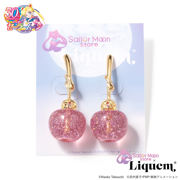 セーラームーンストア×Liquem】チェリーピアス（クリスタルスターコンパクト）: 全商品｜Sailor Moon store ONLINE