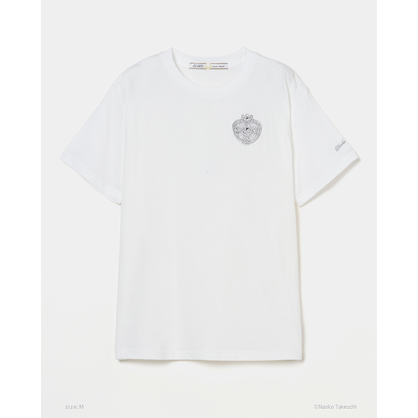 Cosmic Heart Compact T-shirt (White / M size)