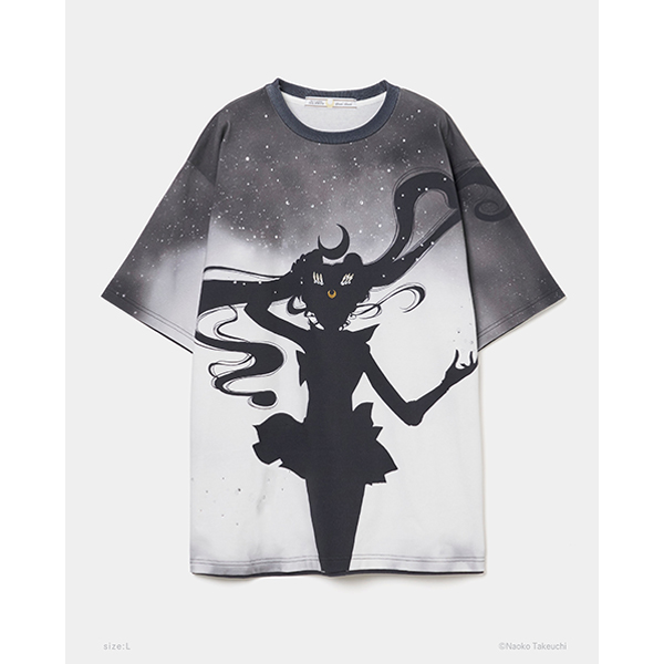 【数量限定予約】Sailor Moon silhouette bijou T-shirt (L size)