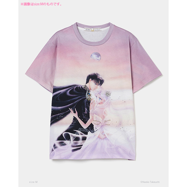 【数量限定予約】Princess Serenity & Prince Endymion bijou T-shirt (S size)
