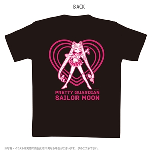 ストアオリジナル Tシャツ セーラームーン&ルナ ブラック L