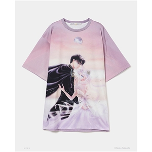 �y���ʌ���\��zPrincess Serenity & Prince Endymion bijou T-shirt (L size)