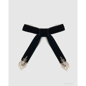 Sailor Moon crystal silver tip velvet long ribbon